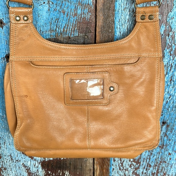 Fossil Everyday Half Flap Cognac Crossbody Handbag - Picture 6 of 13